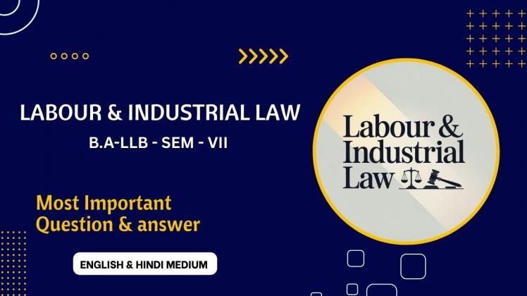 Labour & Industrial Law